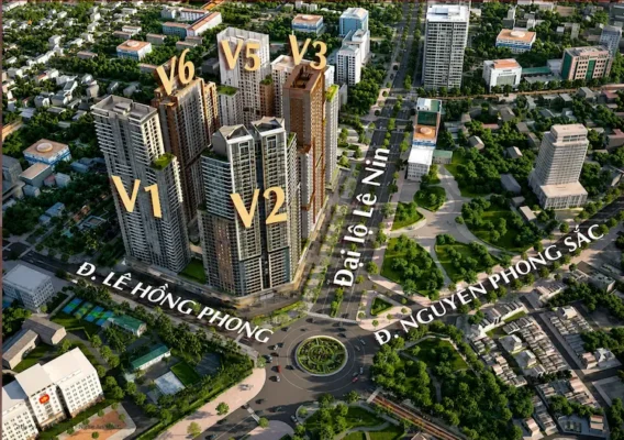 Quy hoạch những tòa tháp tại dự án Chung cư Sun Group Vinh ( Sun Trường Vinh )