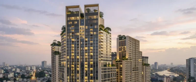 Thiết kế phần mái dự án căn hộ Sun Trường Vinh - Sun Group Vinh