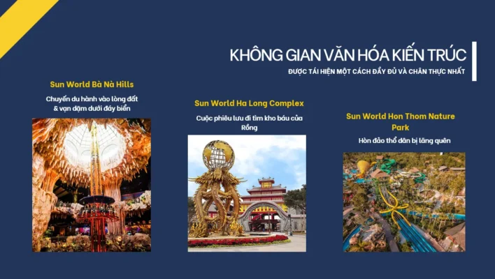 Những công trình của Sun Group luôn tái hiện không gian văn hóa kiến trúc một cách đầy đủ và chân thực nhất